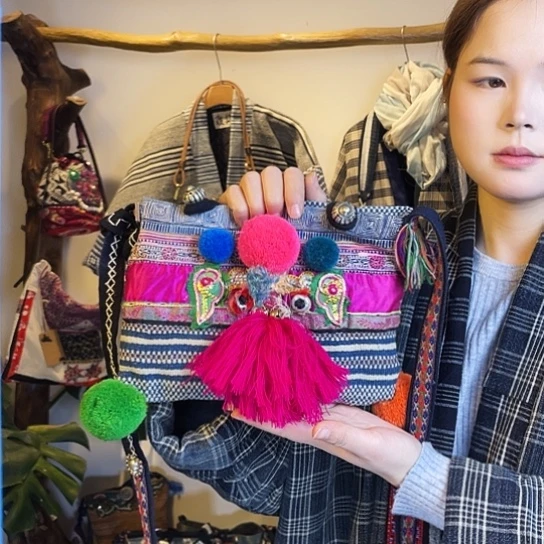 织绣手工制作包包