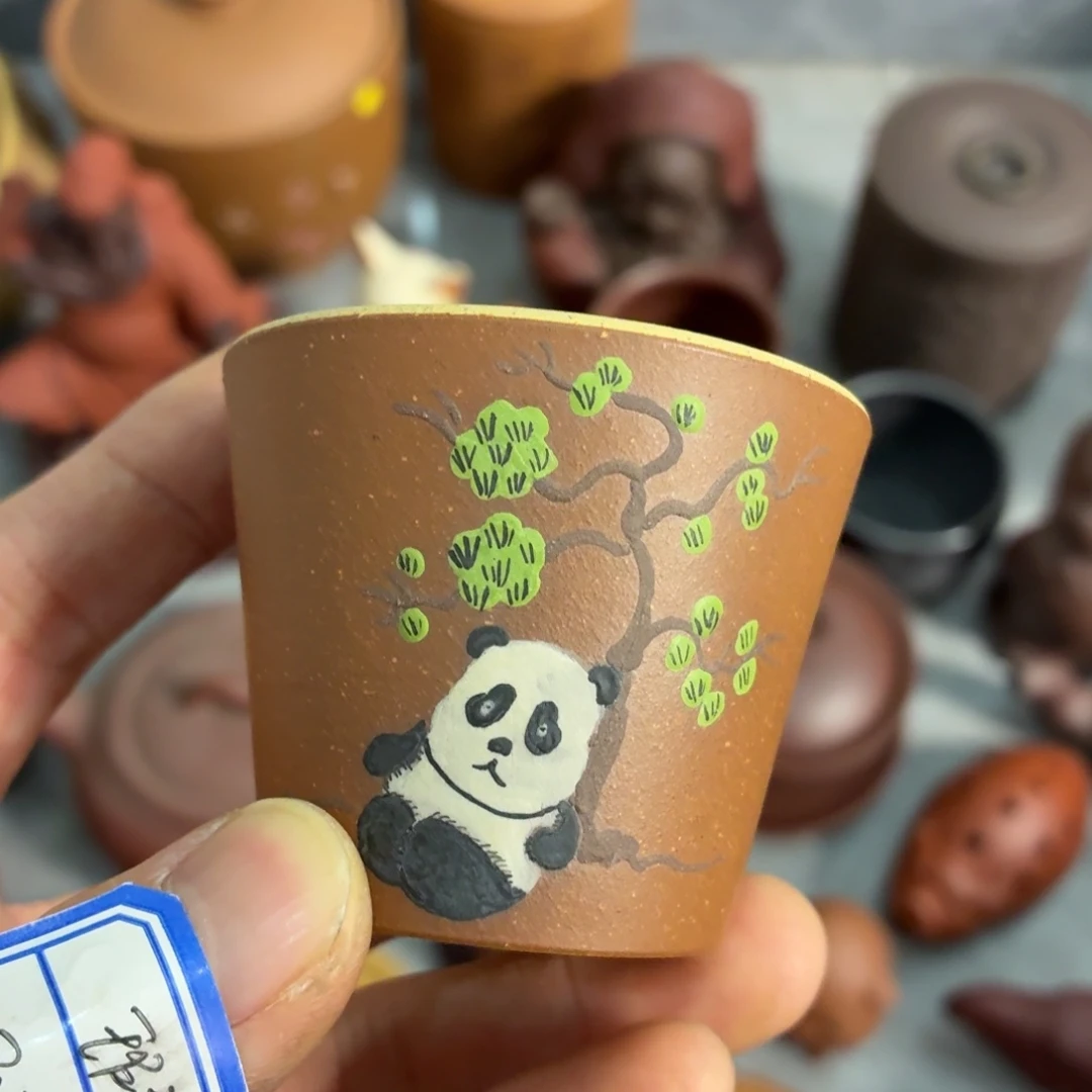 紫砂茶杯瑕疵不退不换介意勿拍