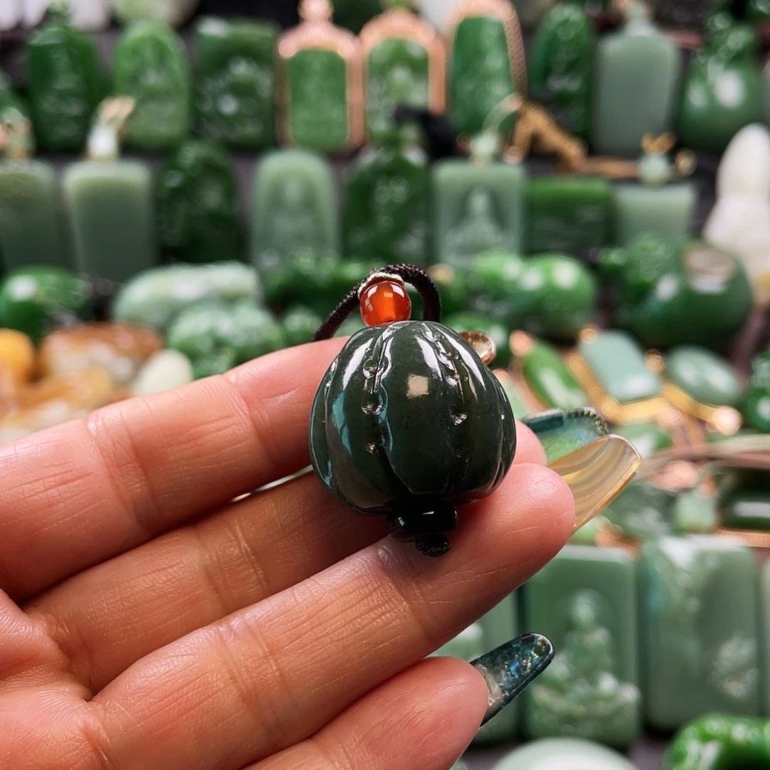 和田玉挂件未镶嵌佳*儿