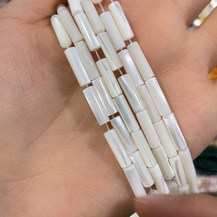合金玛瑙/玉髓珠宝半成品一条马蹄螺管珠