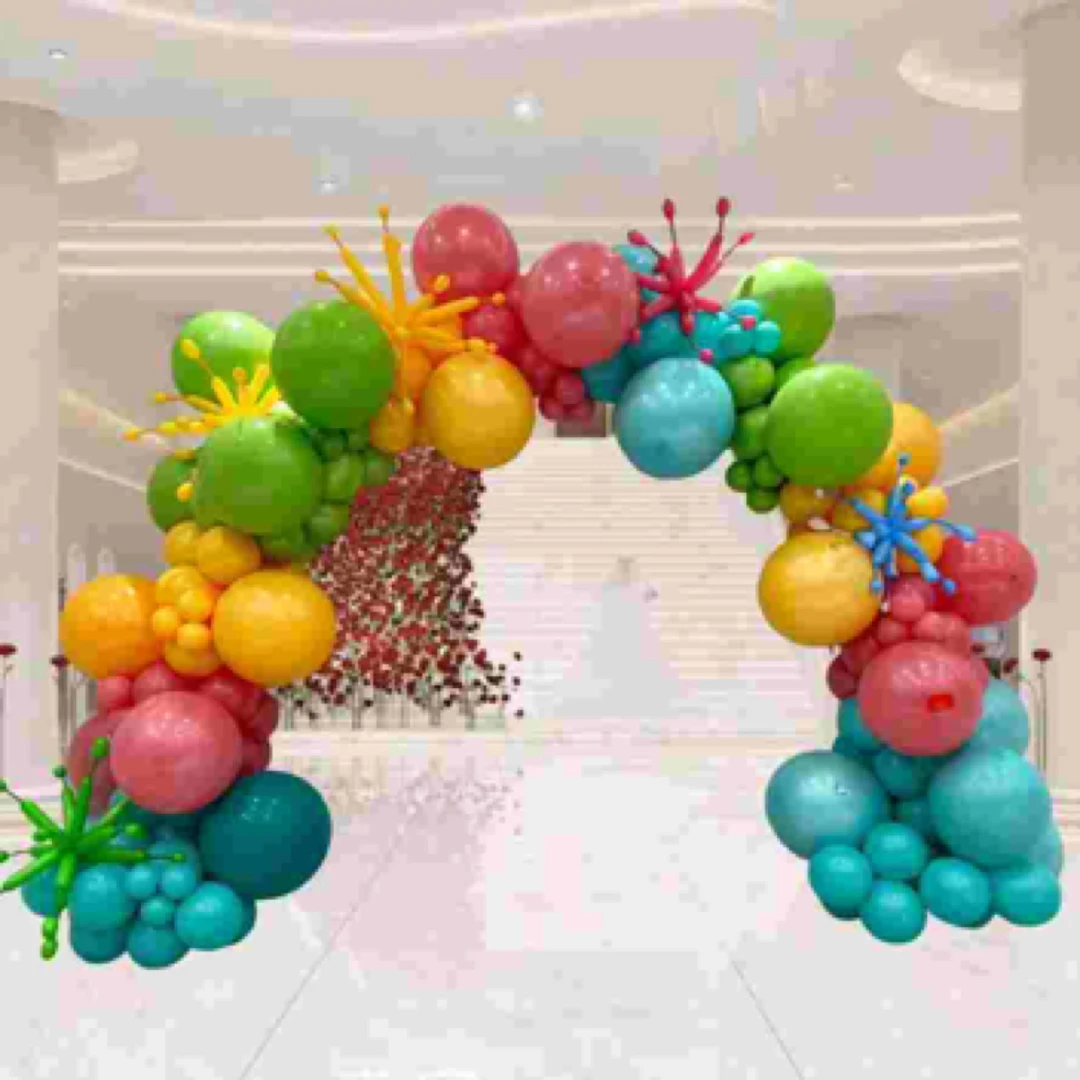 7.5m生日气球拱门支架套餐装饰布置场景宝宝满月百天周岁门口装饰