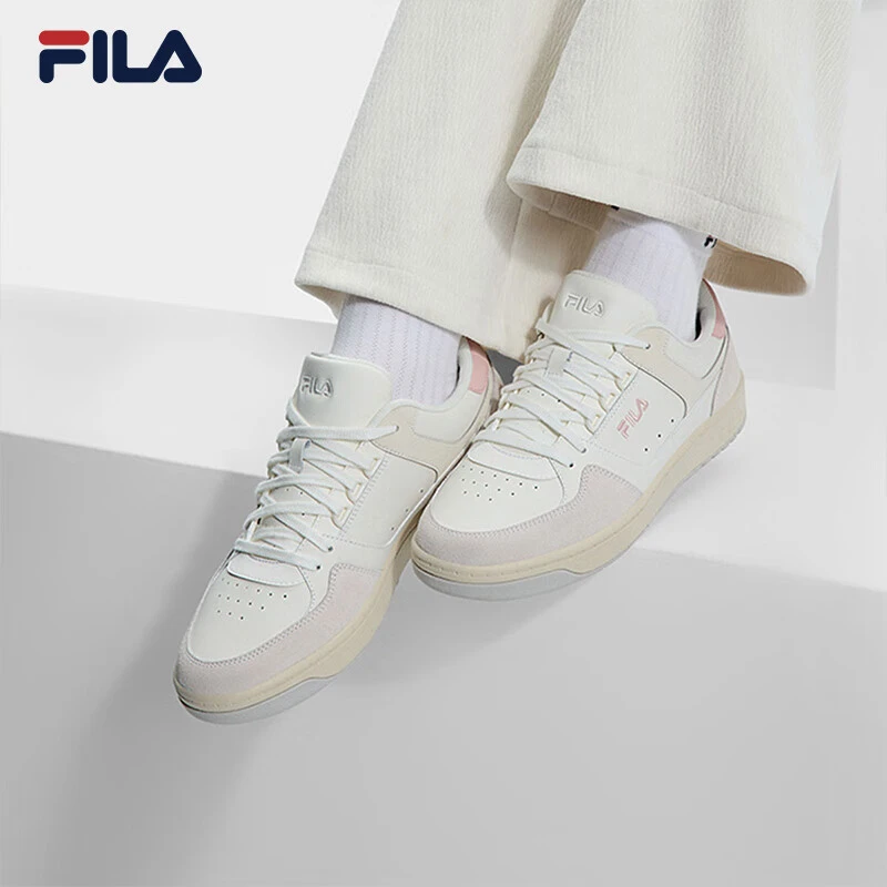 斐乐TARGA情侣款板鞋2025春新款圆盾鞋休闲鞋运动鞋F12W/M512210F