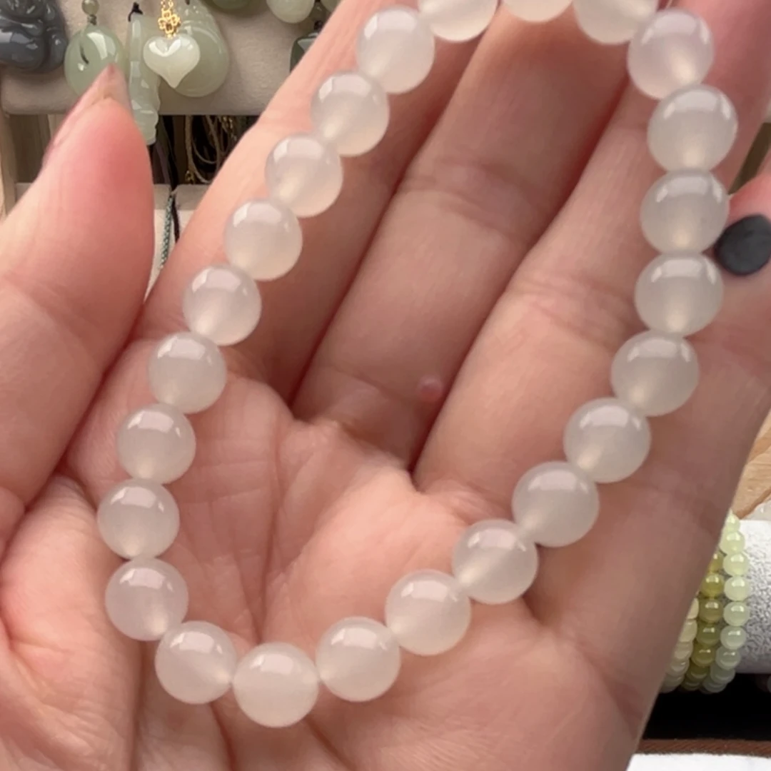 和田玉未镶嵌手链