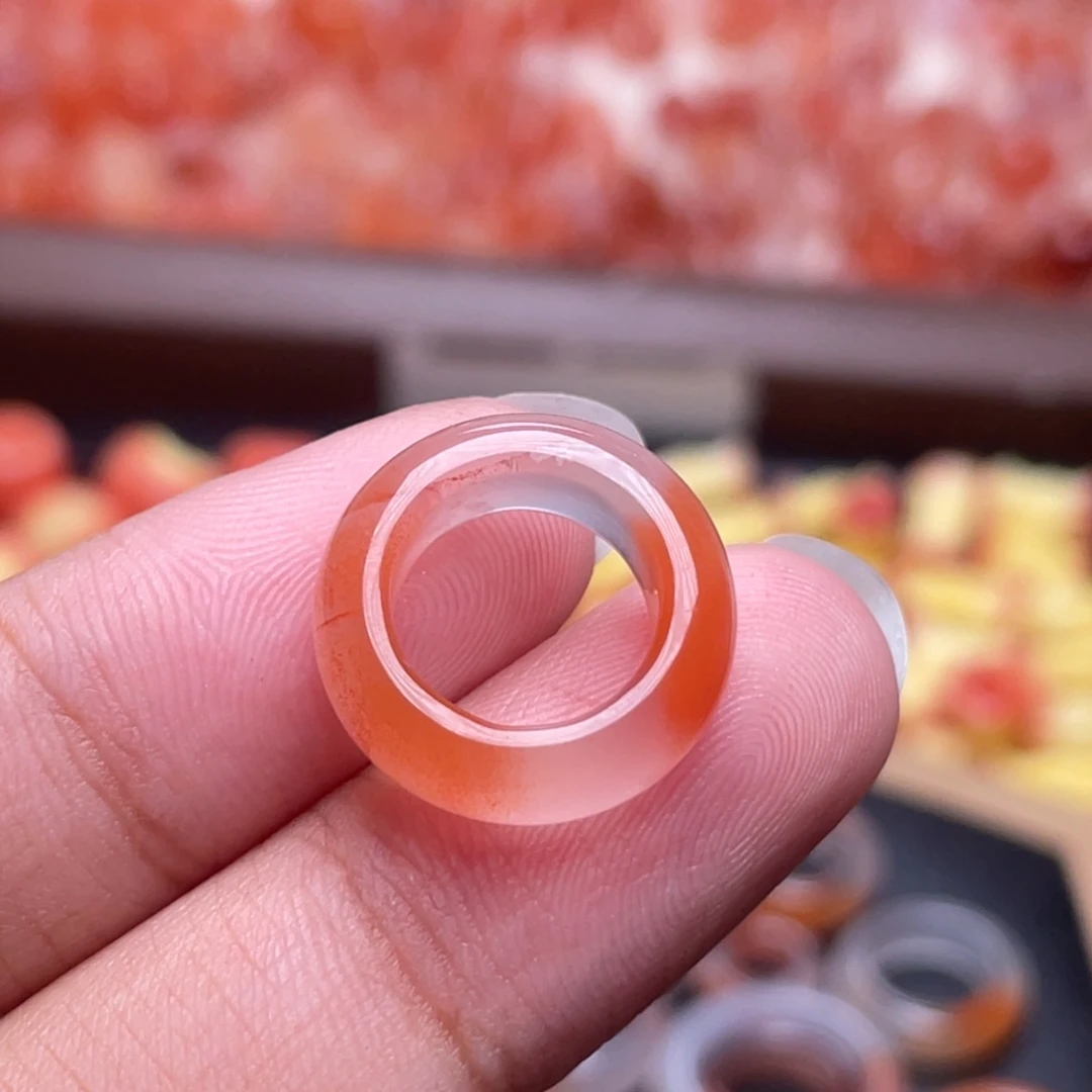 南红玛瑙未镶嵌挂件跑环2