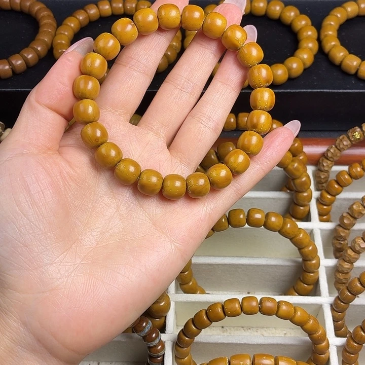 鲨***.手串紫金鼠实心鼠老型11