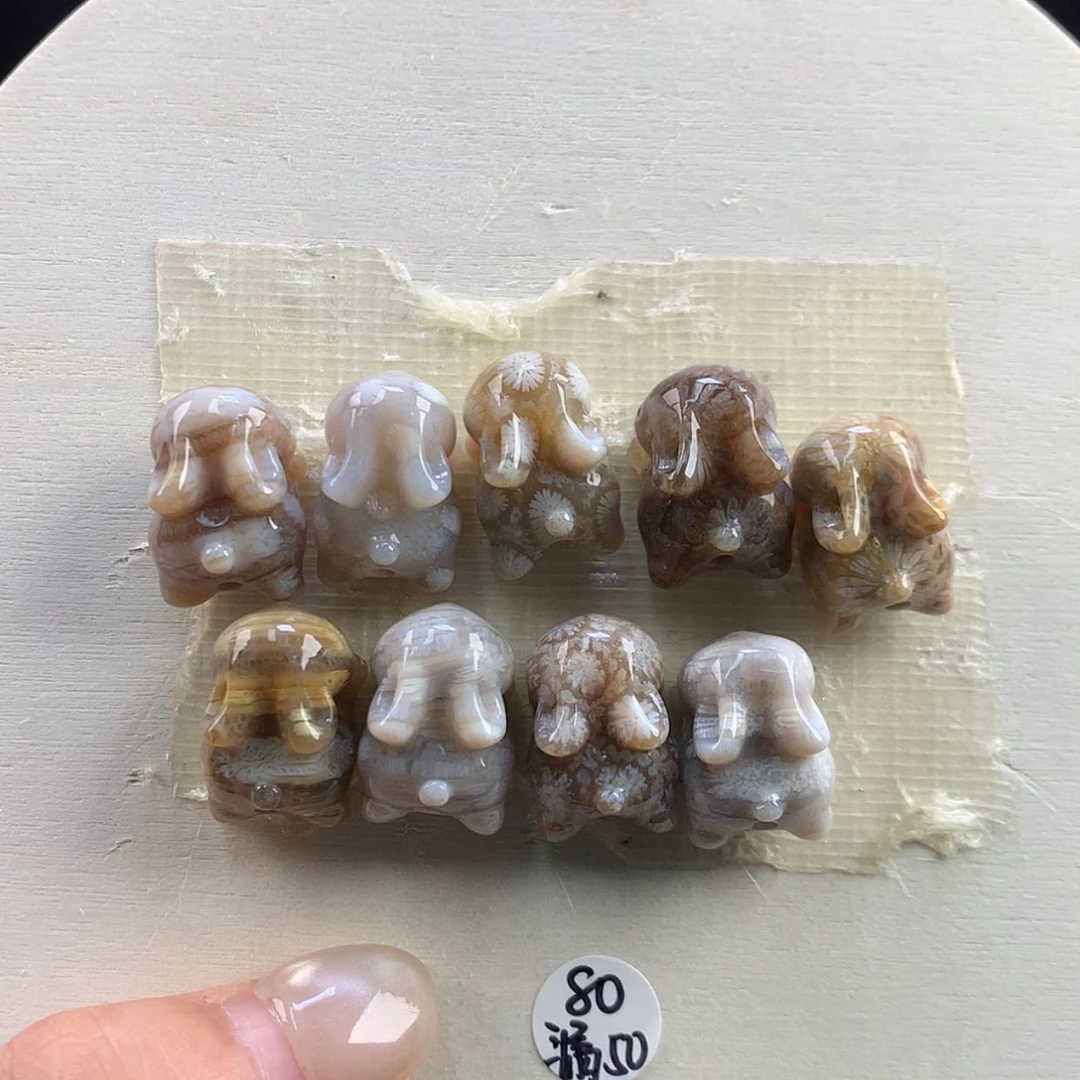 【闪购商品】硅化珊瑚（珊瑚玉）未镶嵌颈饰福利80漏50米一个（3号）
