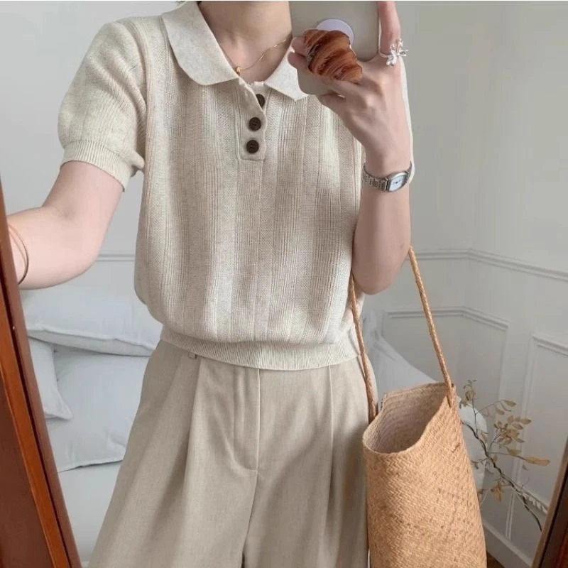 【251-300】直播过款专属针织短袖网红时尚百搭宽松韩版休闲