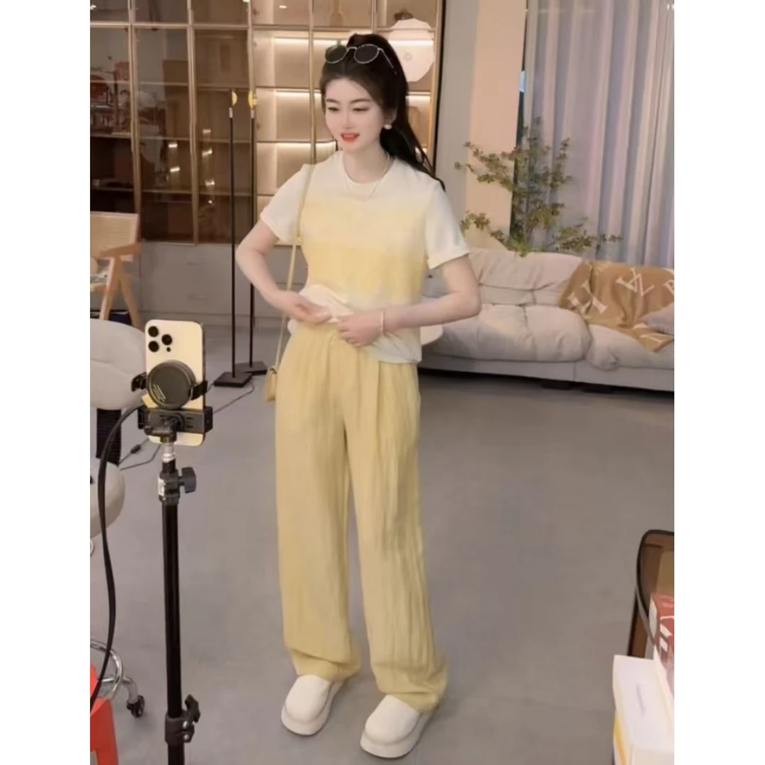 『色彩斑斓H』设计显瘦百搭时尚休闲裤7726