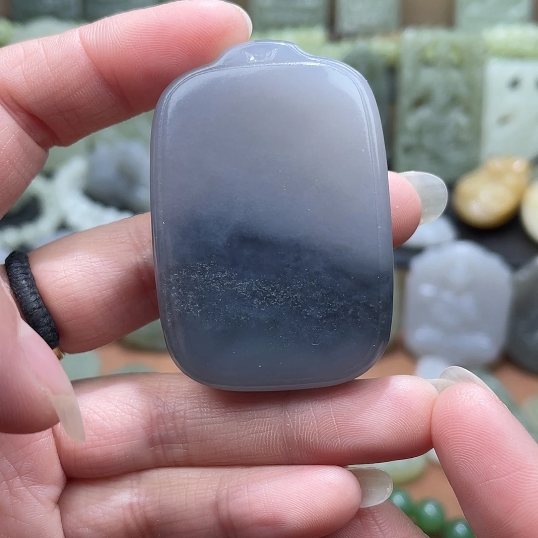 和田玉未镶嵌吊坠(不含链)