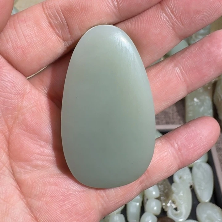 和田玉吊坠(不含链)未镶嵌