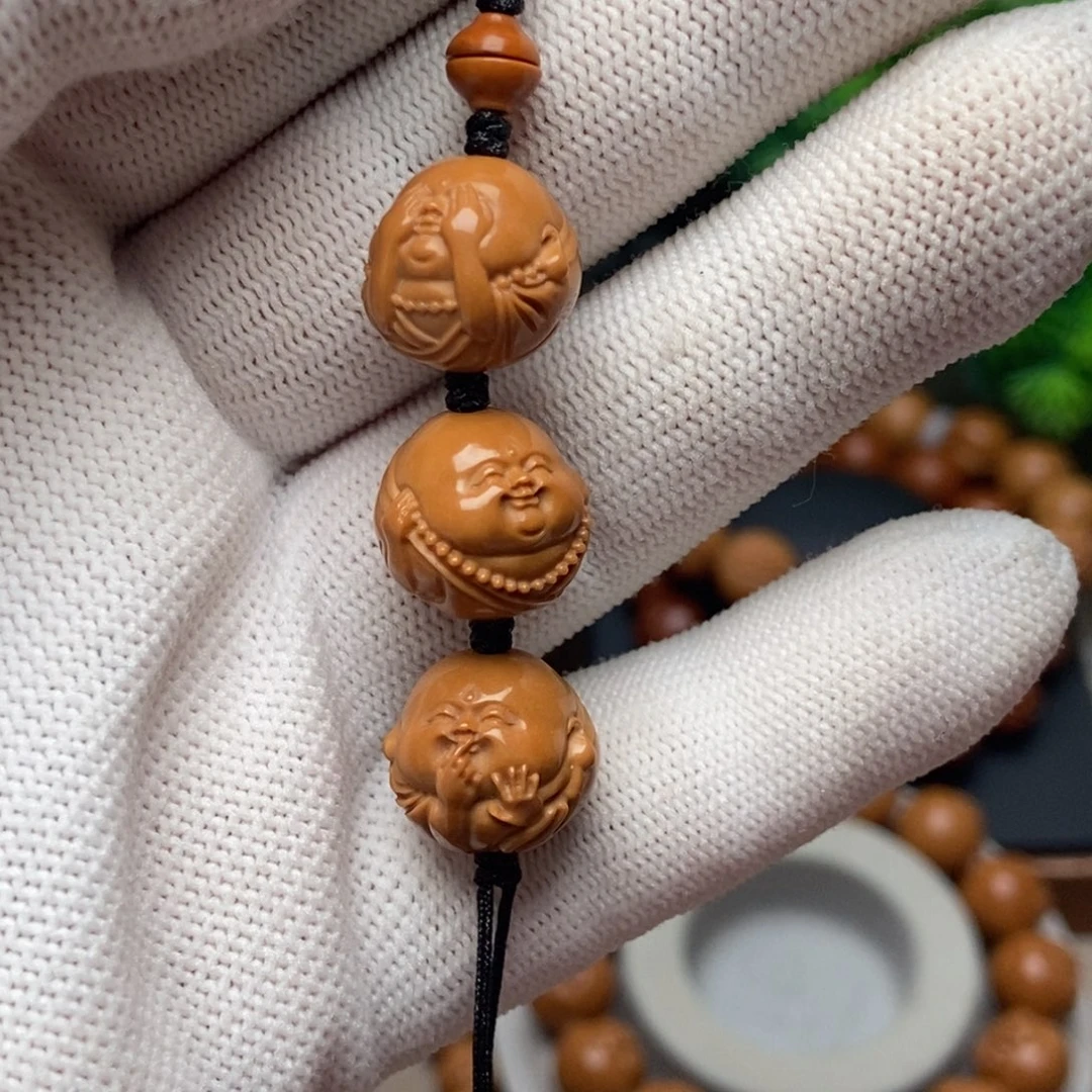 猴头核桃手串三不小和尚