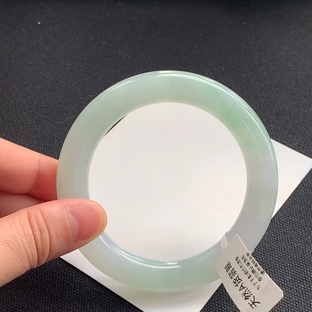 翡翠未镶嵌手镯34号