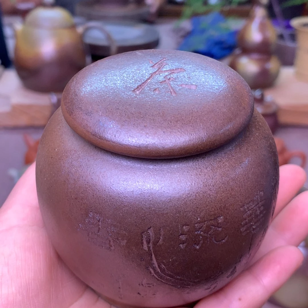茶壶紫砂纯自然高温无釉裸柴烧