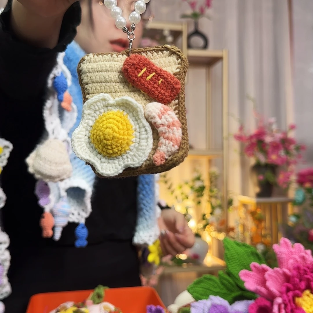 纯手工钩织手工钩织设计包包