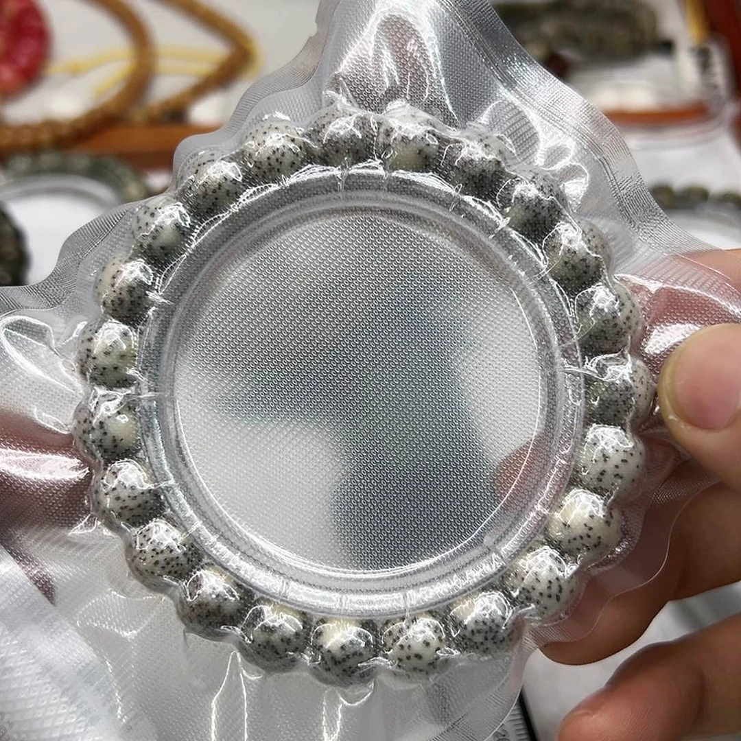 星月菩提手串49入门糯冰石玉星月菩提单圈10