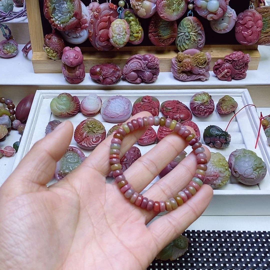 玛瑙/玉髓盐源玛瑙手串未镶嵌