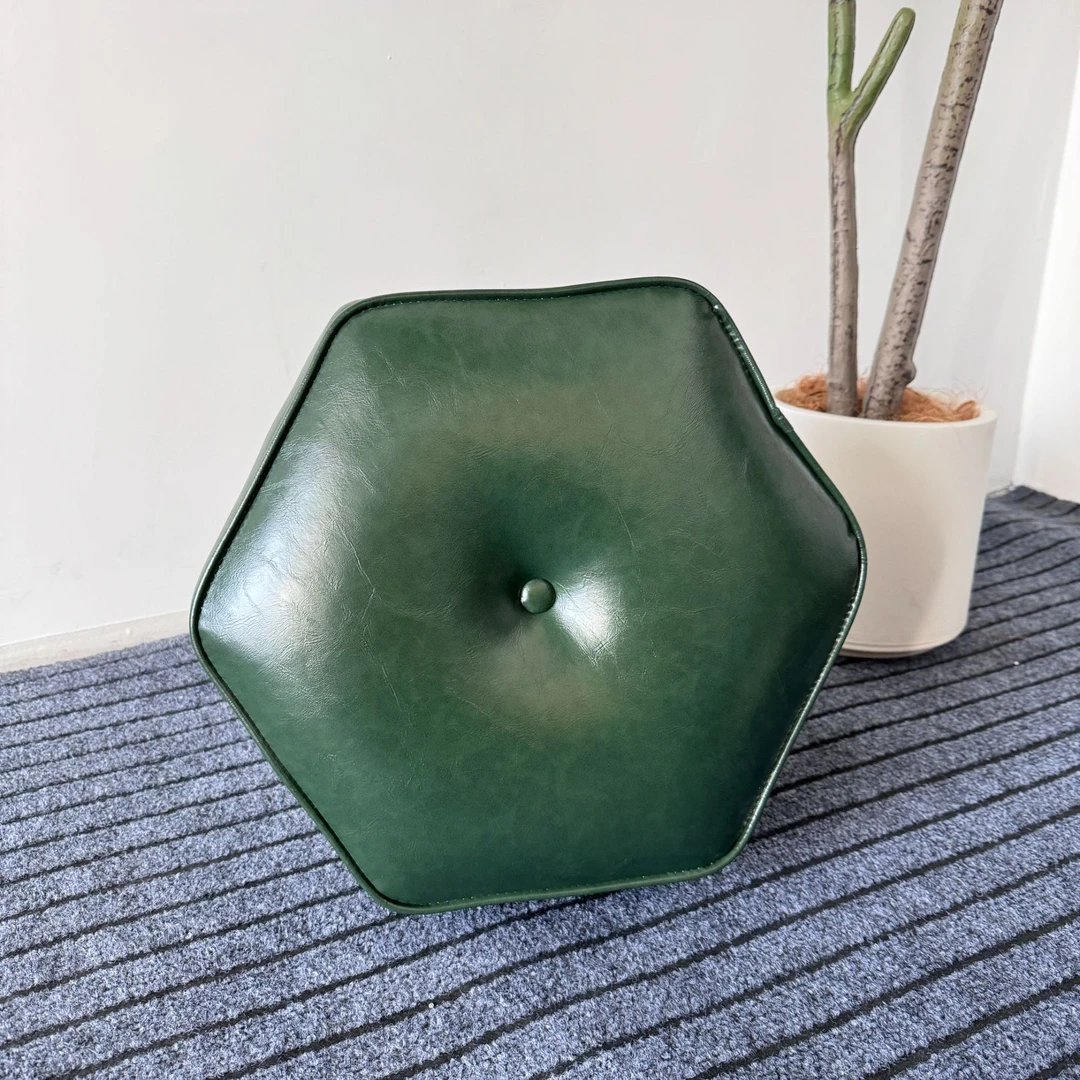 【菱形面包凳】实木家用小凳子软包小矮凳客厅坐墩茶几凳靠背小椅子