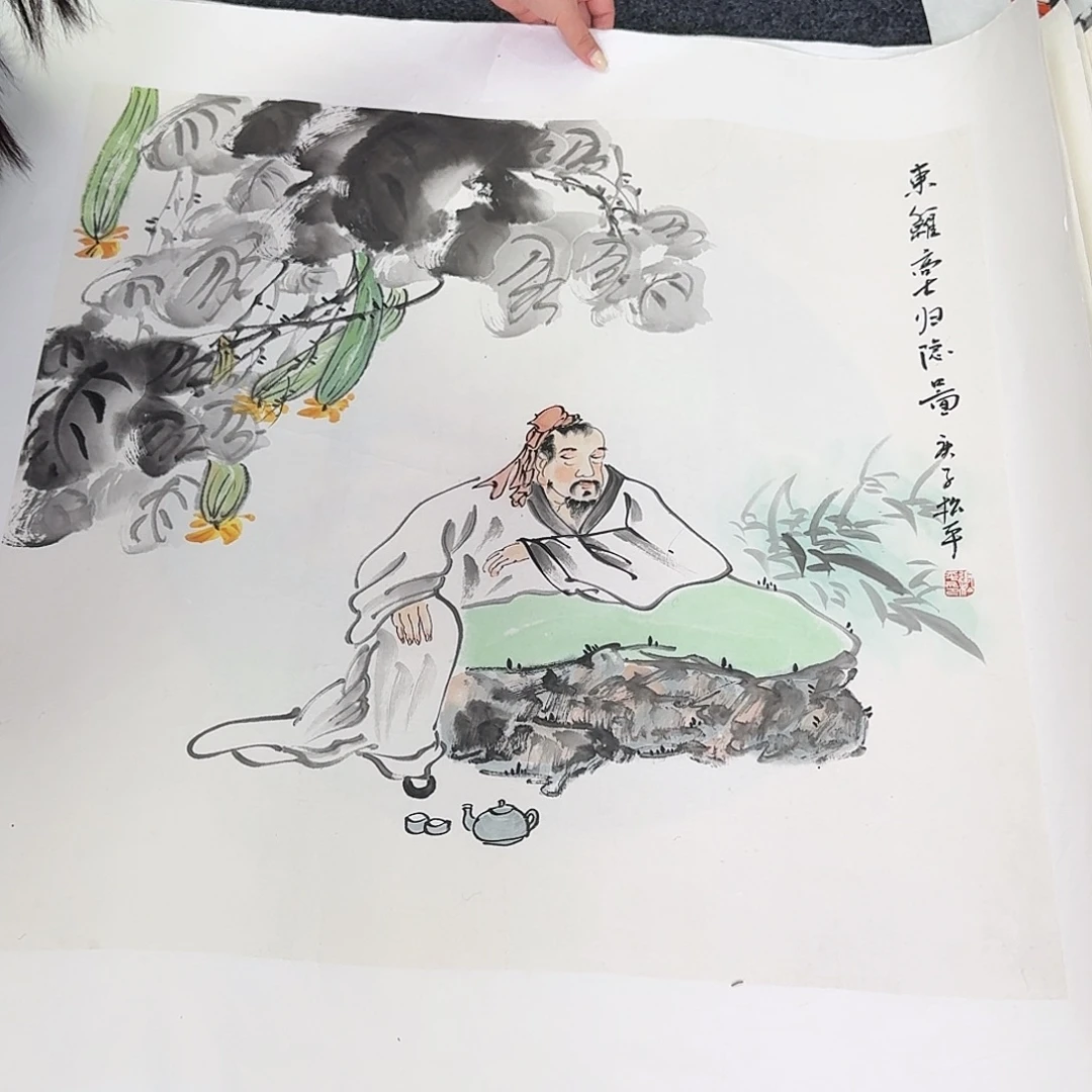纯手绘年画好作品