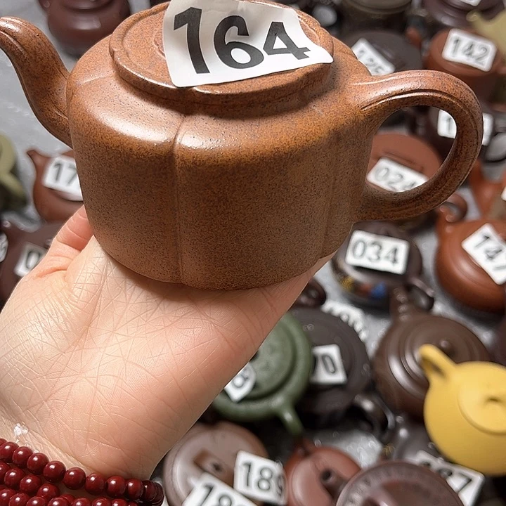 紫砂茶壶茶*贝紫砂微瑕半手