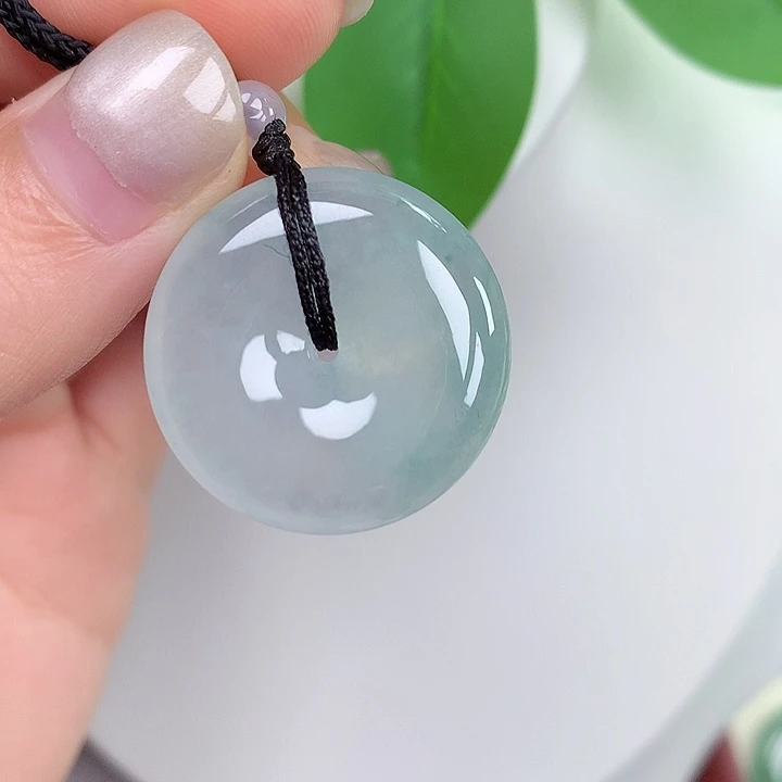 翡翠未镶嵌颈饰4:24.8-5.8mm