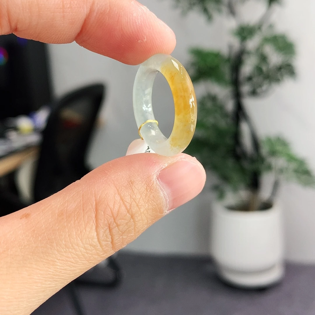 翡翠未镶嵌戒指10号