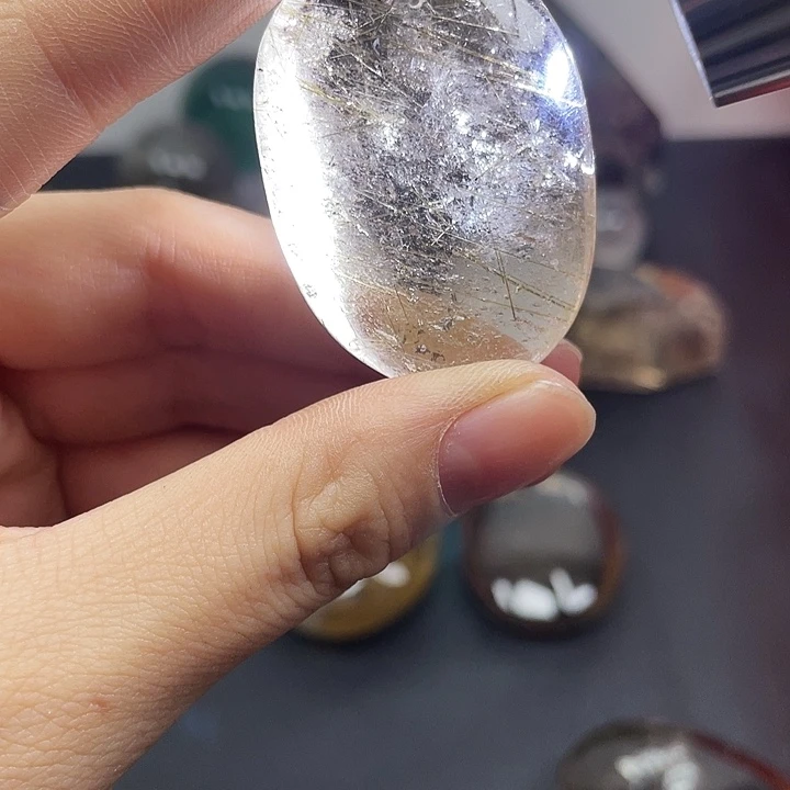 未镶嵌水晶珠宝半成品 224水晶石