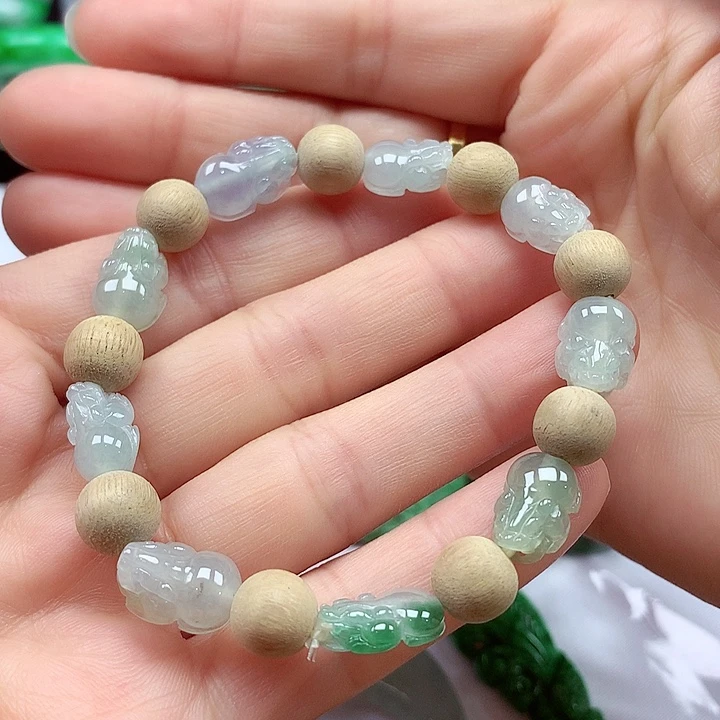 翡翠未镶嵌手链翡翠