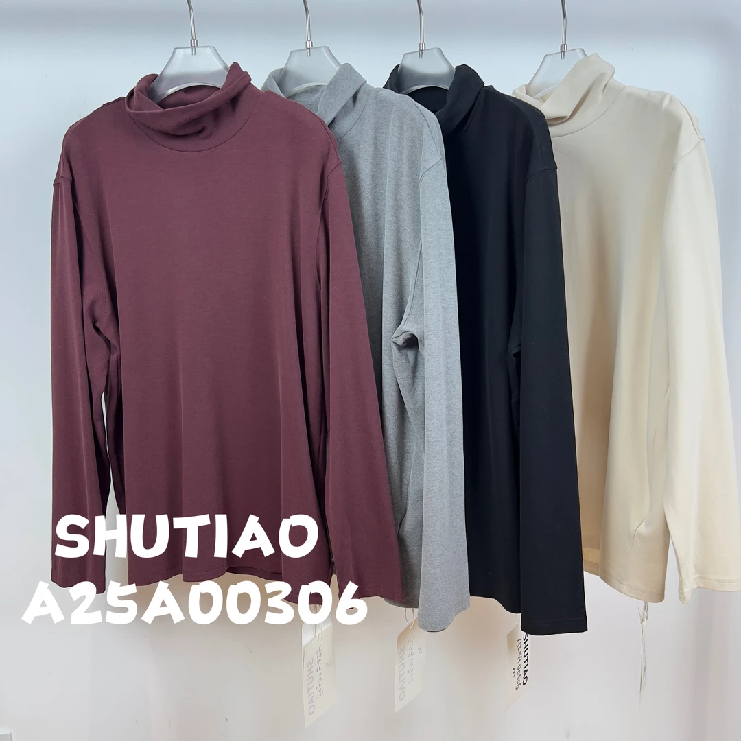 【SHUTIAO】2024秋冬：新款小众设计款T恤A25A00306