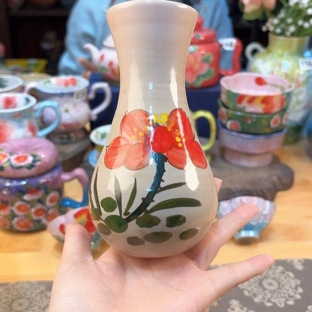 景德镇手绘高温釉下彩陶瓷茶具
