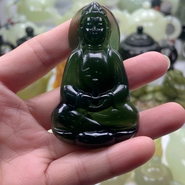 蛇纹石玉手链未镶嵌醉*风