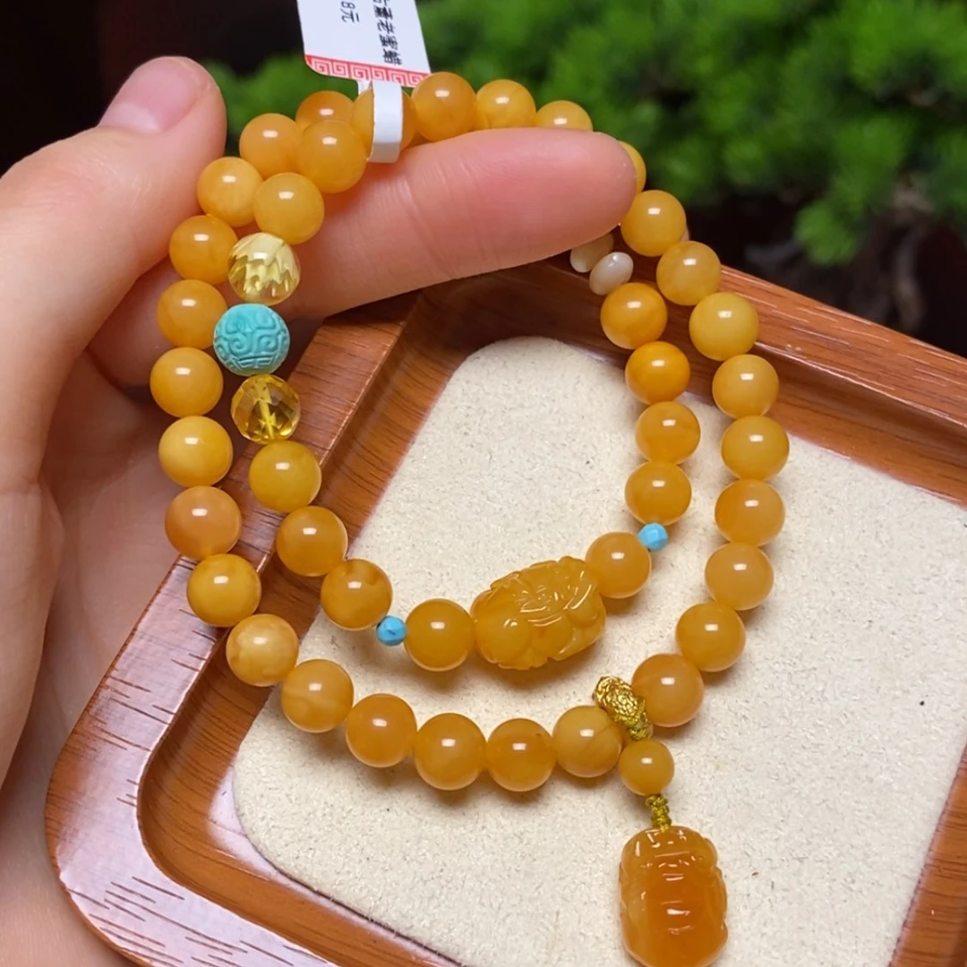 【闪购商品】手链蜜蜡未镶嵌手串