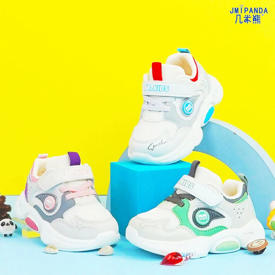 EC013几米熊2025春款婴幼儿机能鞋学步鞋男童宝宝关键鞋