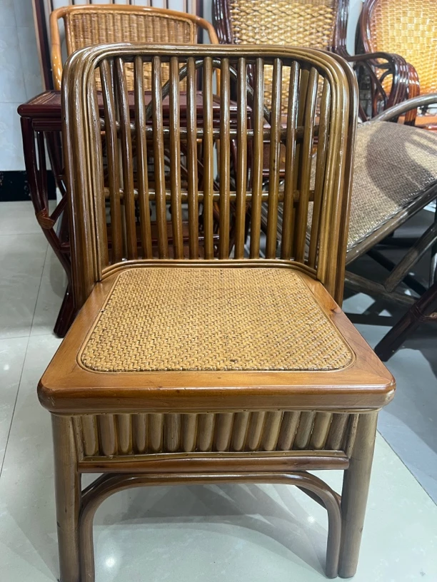 35座高小椅子真藤棕绳坐底