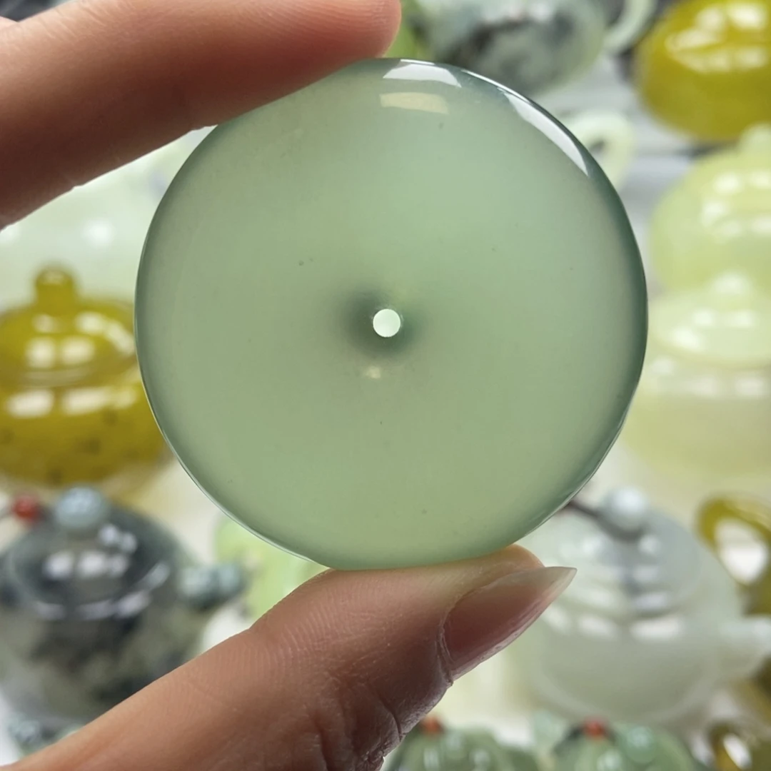 蛇纹石玉未镶嵌手把