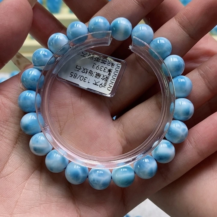 针钠钙石（海纹石）未镶嵌手链