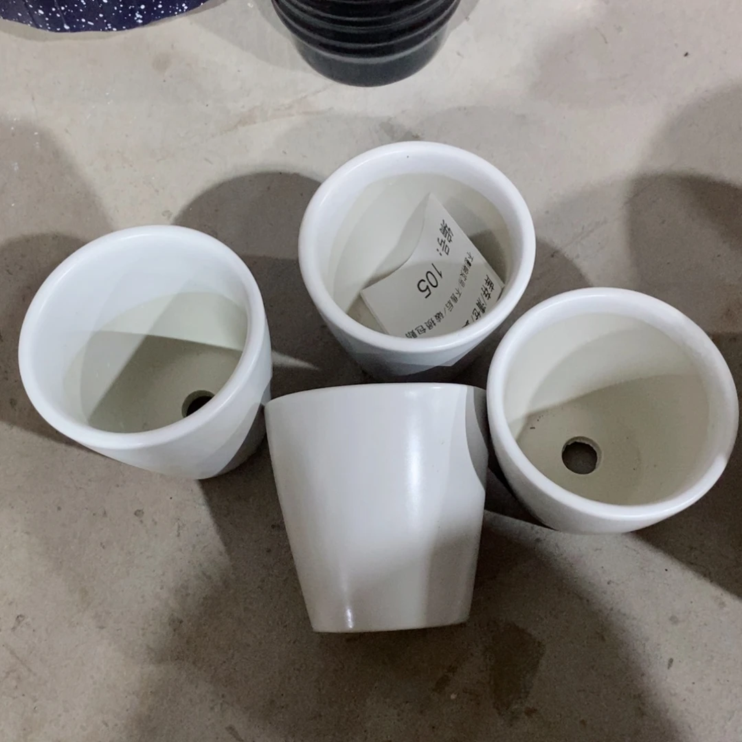 【闪购商品】瑕疵花盆-105-口9×9-4个