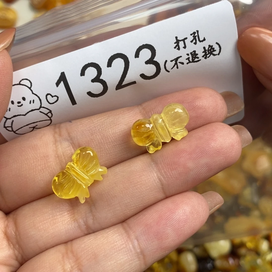 琥珀未镶嵌珠宝奇石