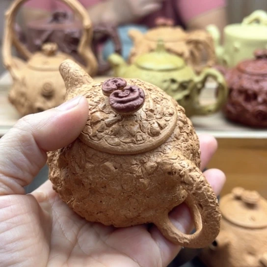 茶壶紫砂全手工制作
