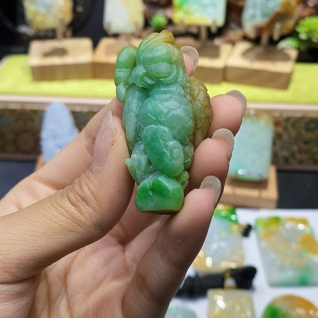 定制翡翠未镶嵌更***排天然缅甸翡翠A货