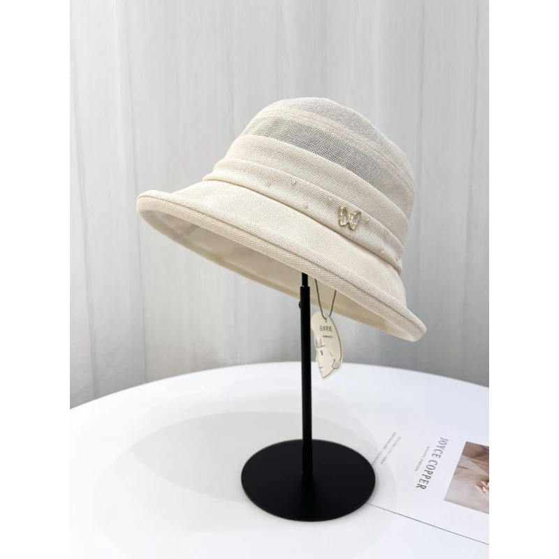 高品质日本和纸太渔夫帽子女春夏季韩版百搭遮阳帽太阳帽