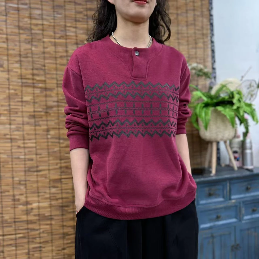 8898新款春季休闲减龄洋气时尚长袖T恤