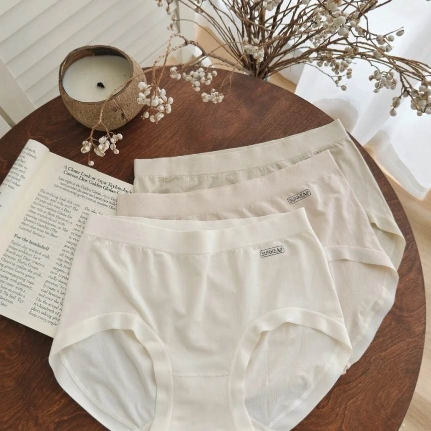 90-125斤莫代尔面料中腰女士无缝一体1397