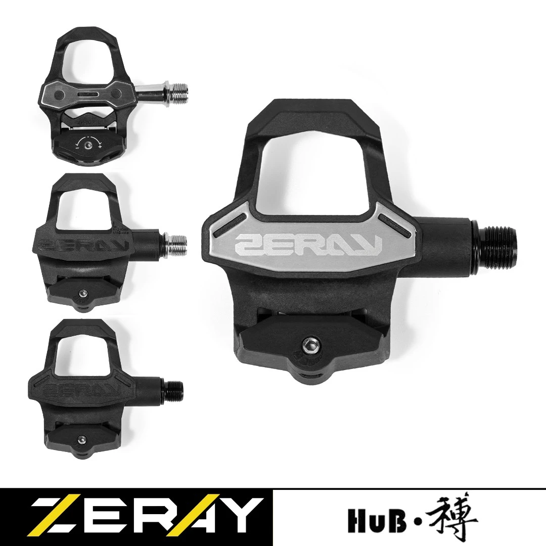 HuB和博公路骑行锁踏自锁ZP115碳纤维轻量自行车轴承脚踏钻石锁片