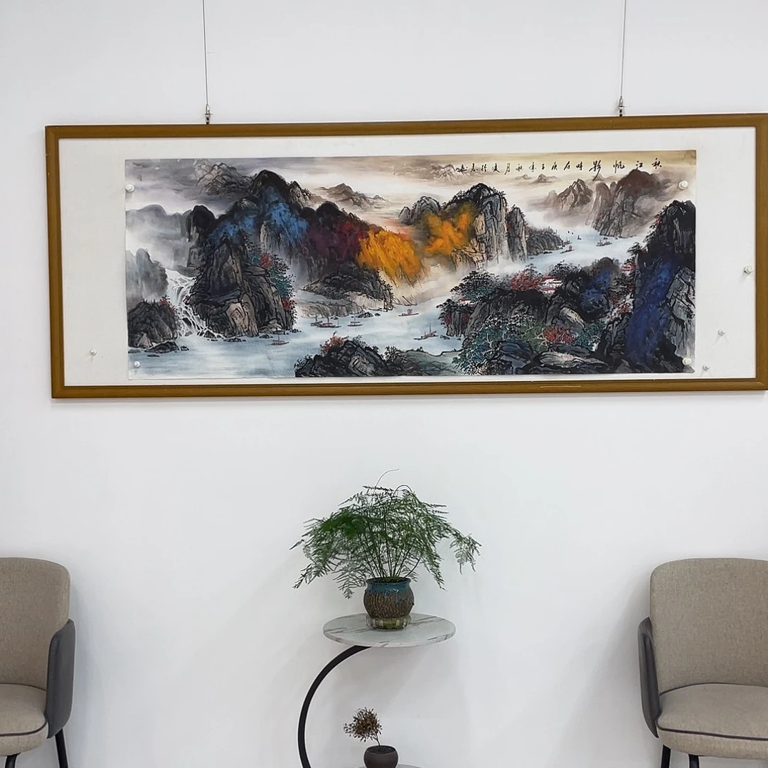 国画凌行志手绘作品