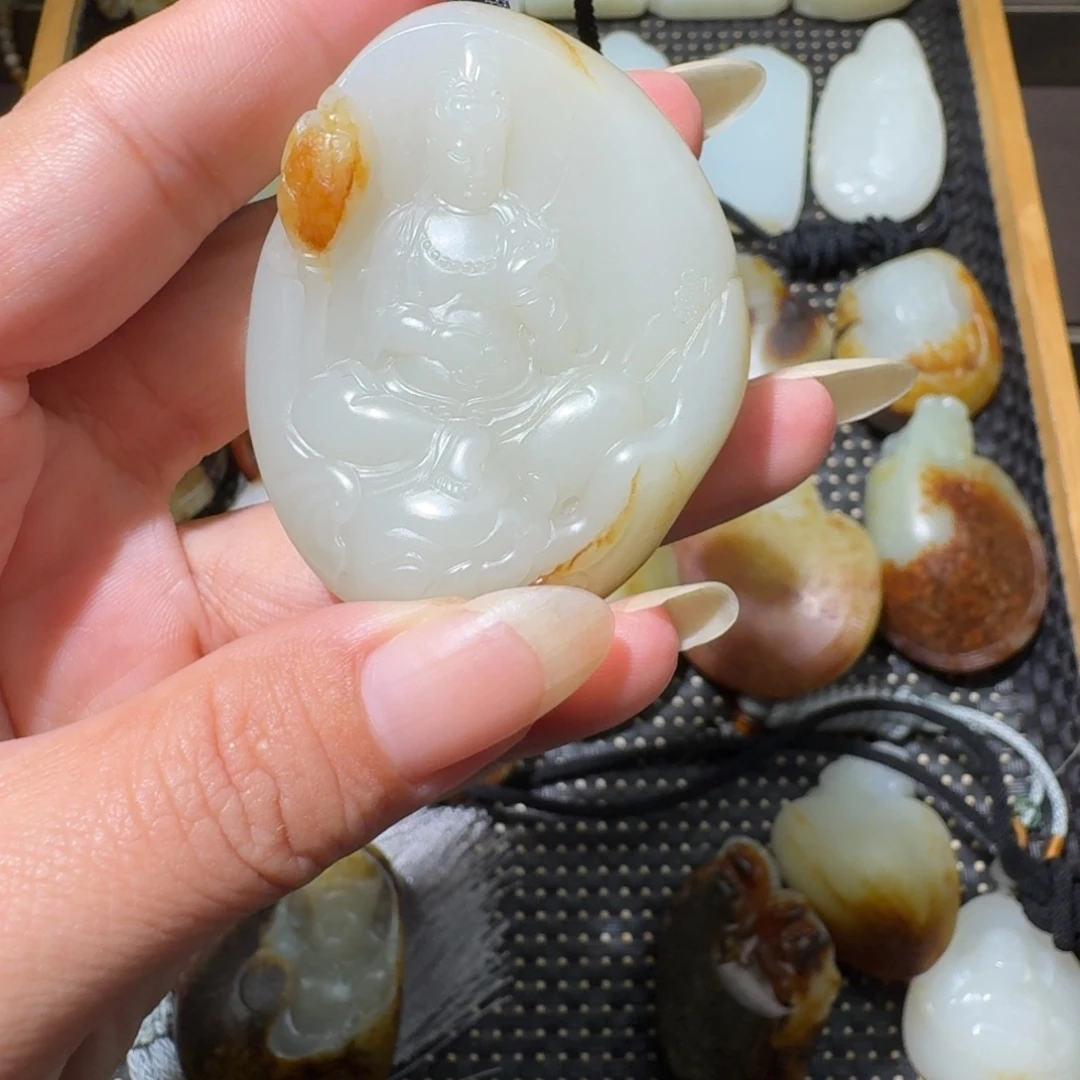 吊坠(不含链)未镶嵌和田玉