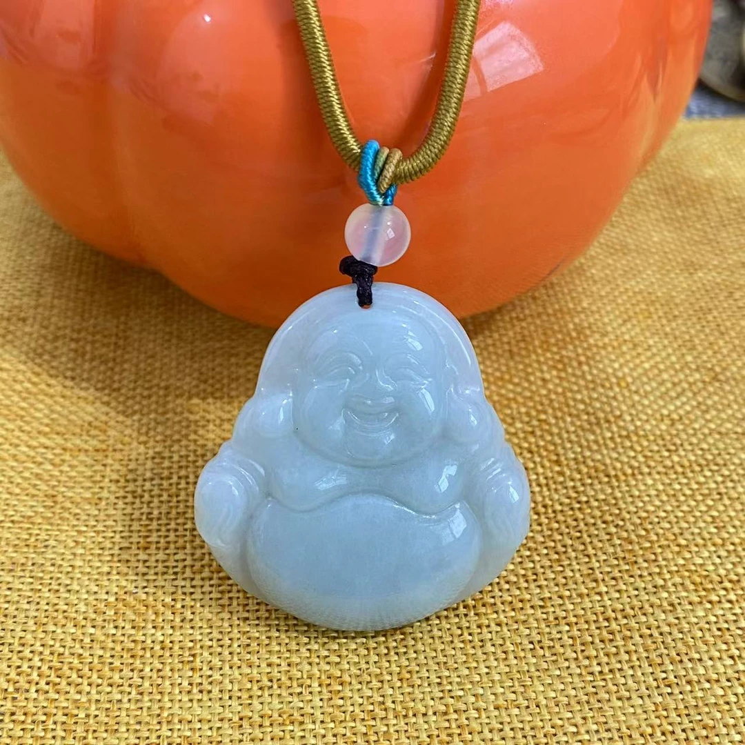 天然大肚佛公吊坠 笑弥勒吊坠 百搭气质轻奢吊坠