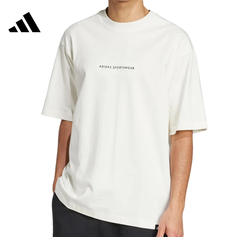 adidas阿迪达斯男子M C DOODLE CAMP针织短T恤JJ3971