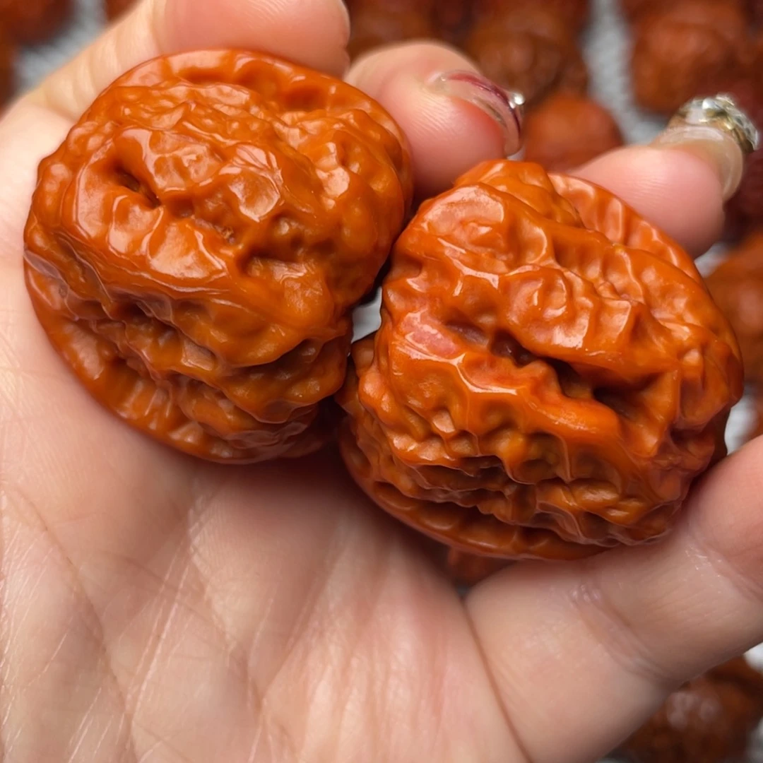 桃核吊坠文玩核桃 手把件 蛤蟆头 36