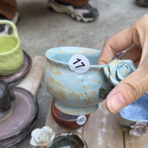 园***.碗熠樹日式手捏餐具茶具