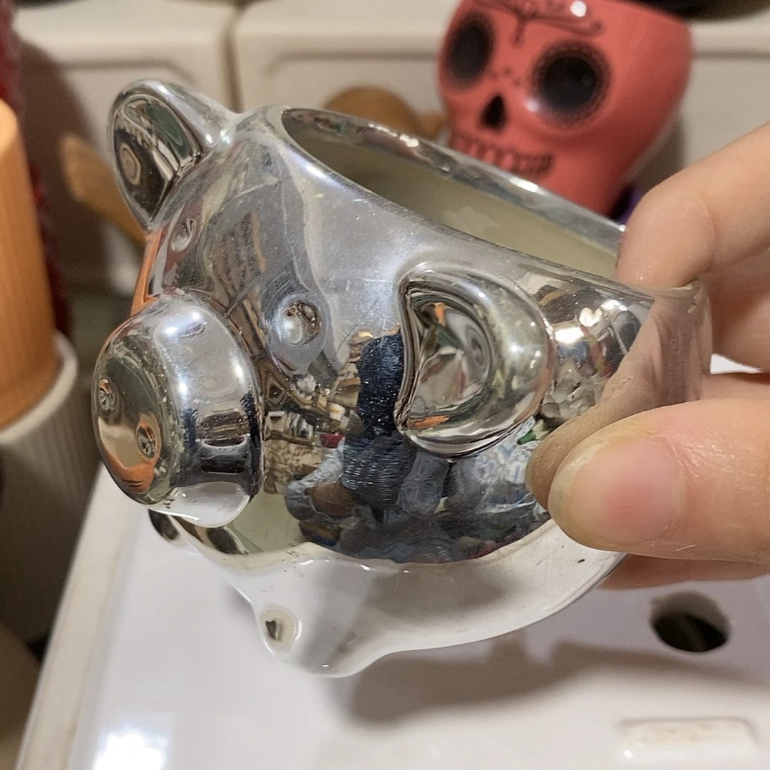 杯子陶盆有孔 瑕疵介意勿拍